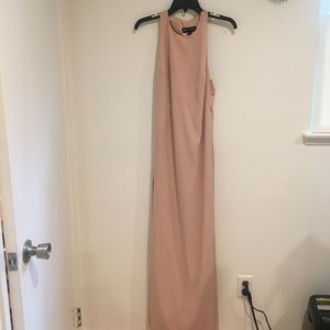 Jill Stuart Nude Pink Gown with Train